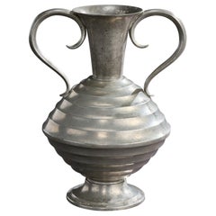 C.G. Hallberg, Vase, Pewter, Sweden, 1930s