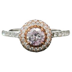 CGL Certified 0.31 Carat Faint Pink SI1 Clarity Diamond