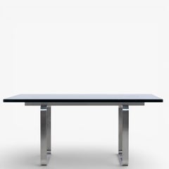 CH 106 - Coffee table with glass top by Hans J. Wegner