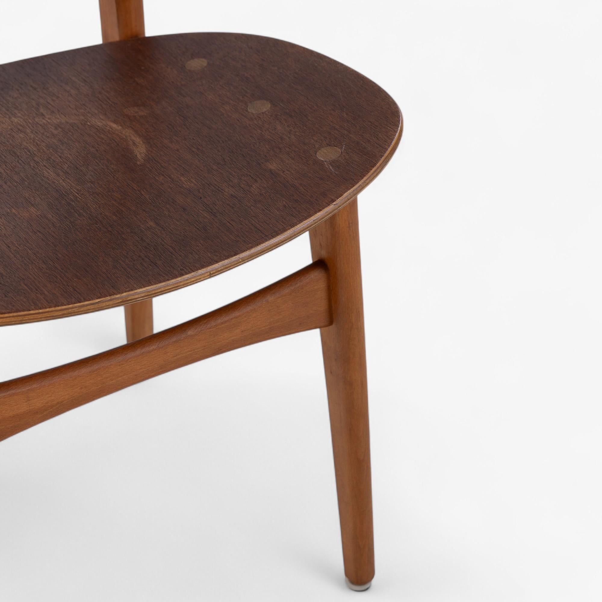 20th Century CH 30 - Set of 6 dining chair in teak by Hans J. Wegner For Sale