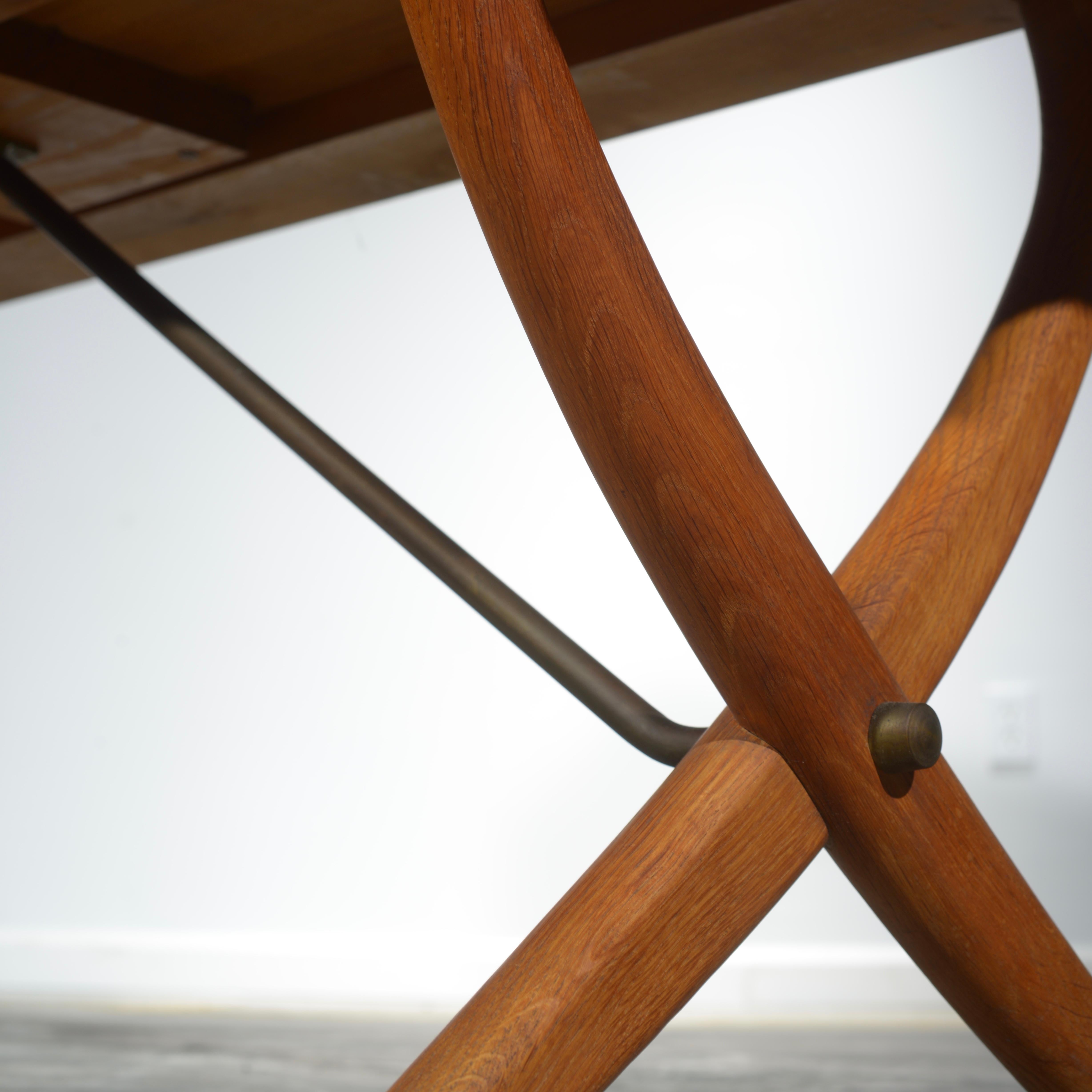 Buffet Saber 304 en teck et chêne de Hans J. Wegner 8