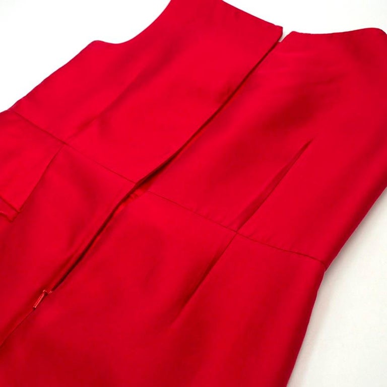 CH by Carolina Herrera duchess silk-blend satin dress US 8 For Sale at ...