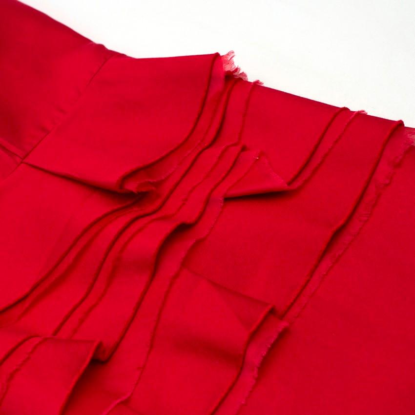 CH by Carolina Herrera duchess silk-blend satin dress US 8 For Sale 1