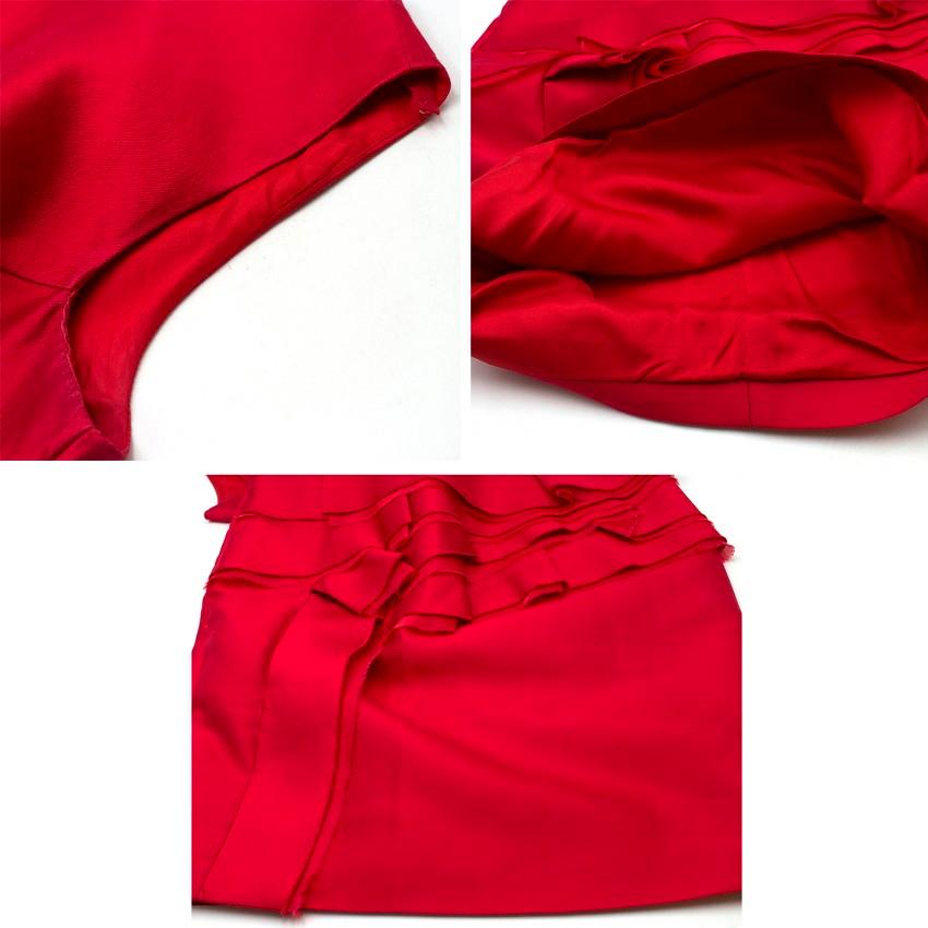 CH by Carolina Herrera duchess silk-blend satin dress US 8 For Sale 2