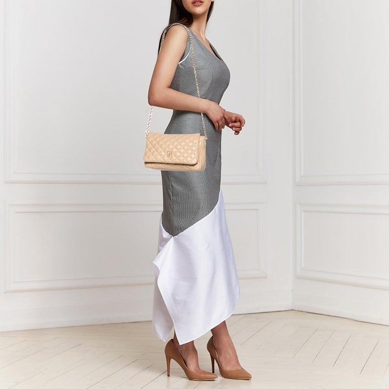 CH Carolina Herrera Leather Shoulder Bag - Neutrals Shoulder Bags, Handbags  - WC332529
