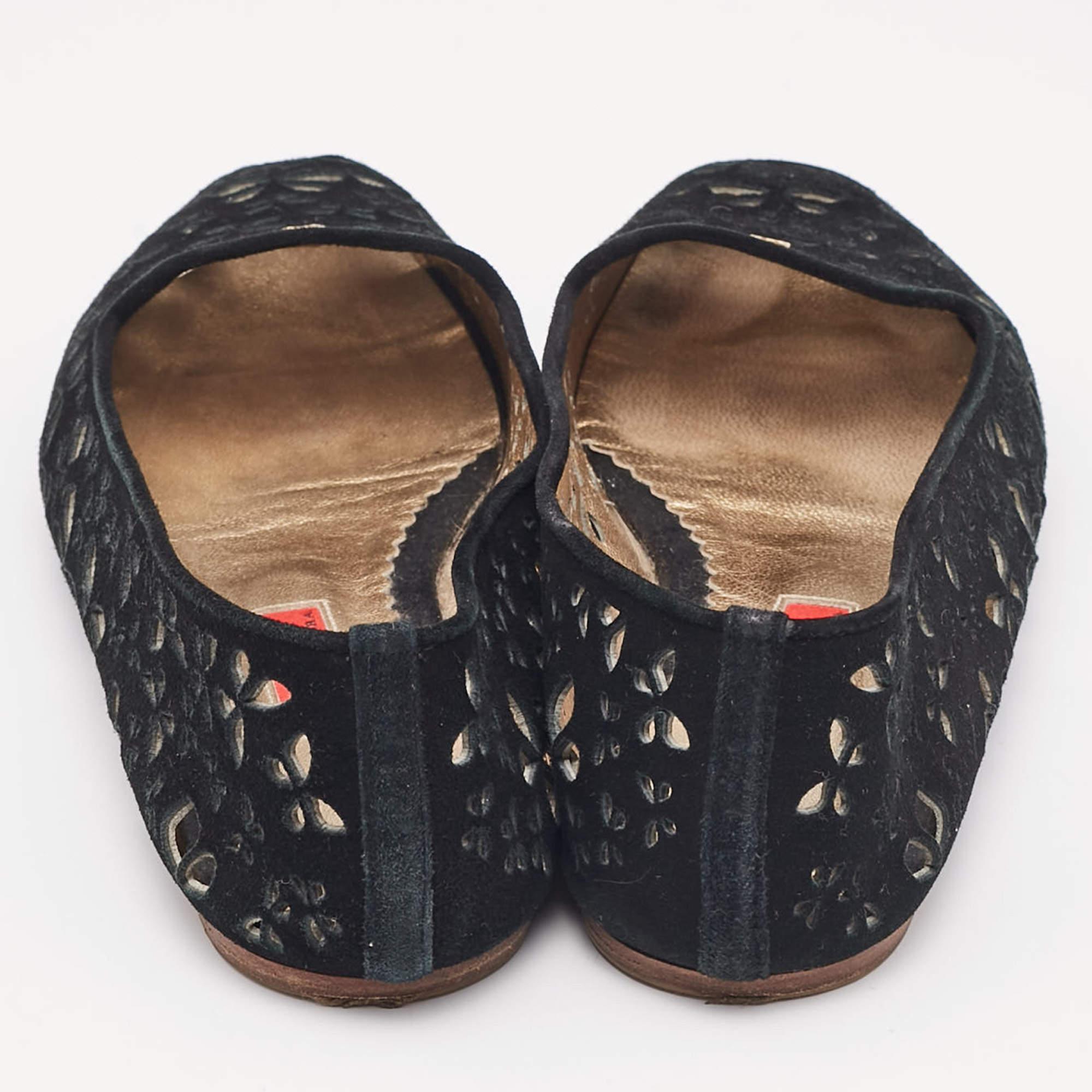 CH Carolina Herrera Chaussons de smoking en daim noir Taille 40 Pour femmes en vente
