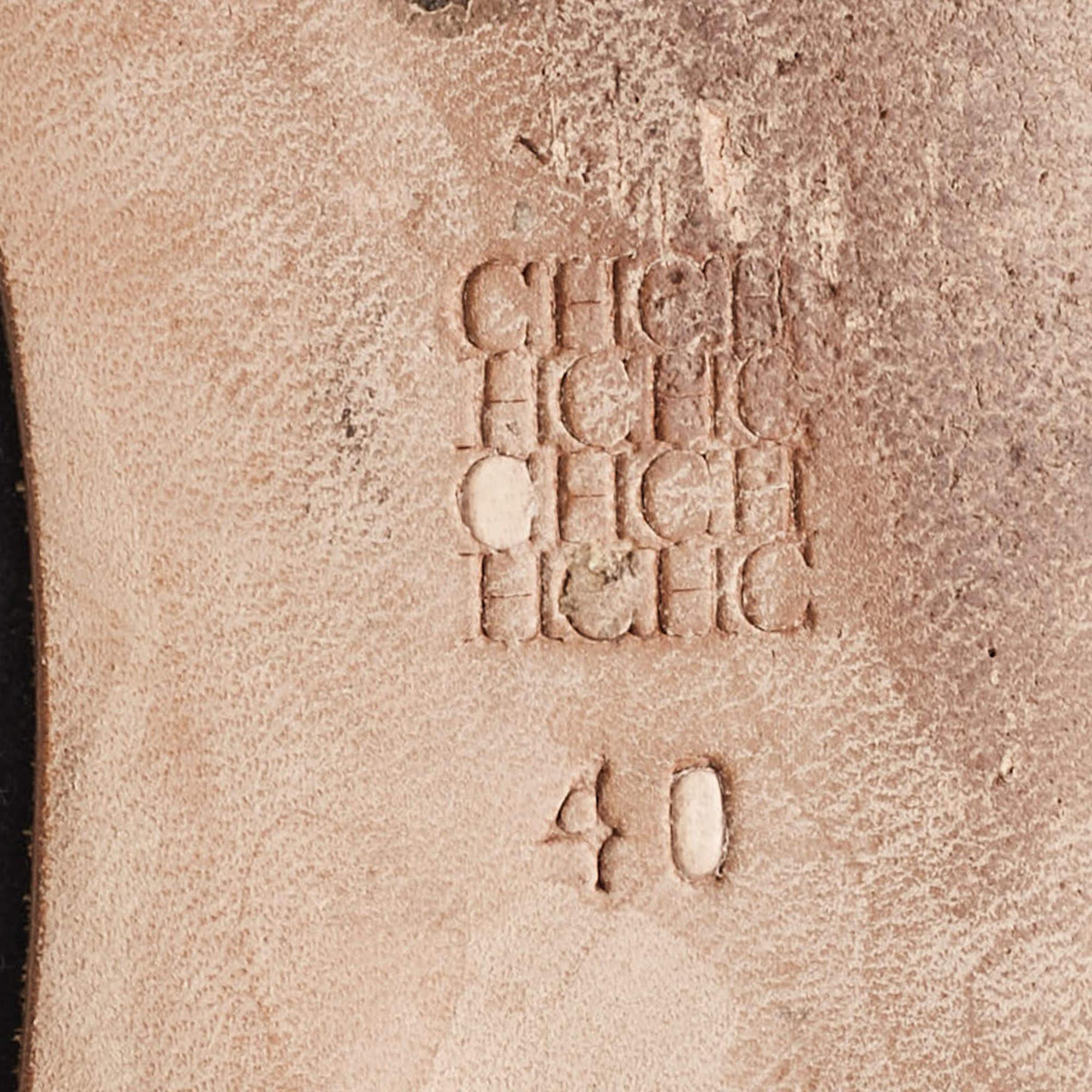 CH Carolina Herrera Chaussons de smoking en daim noir Taille 40 en vente 3