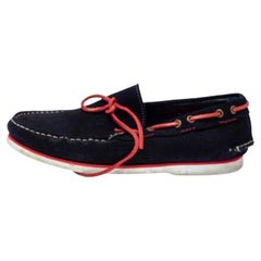 CH Carolina Herrera Black Suede Loafers Size 41