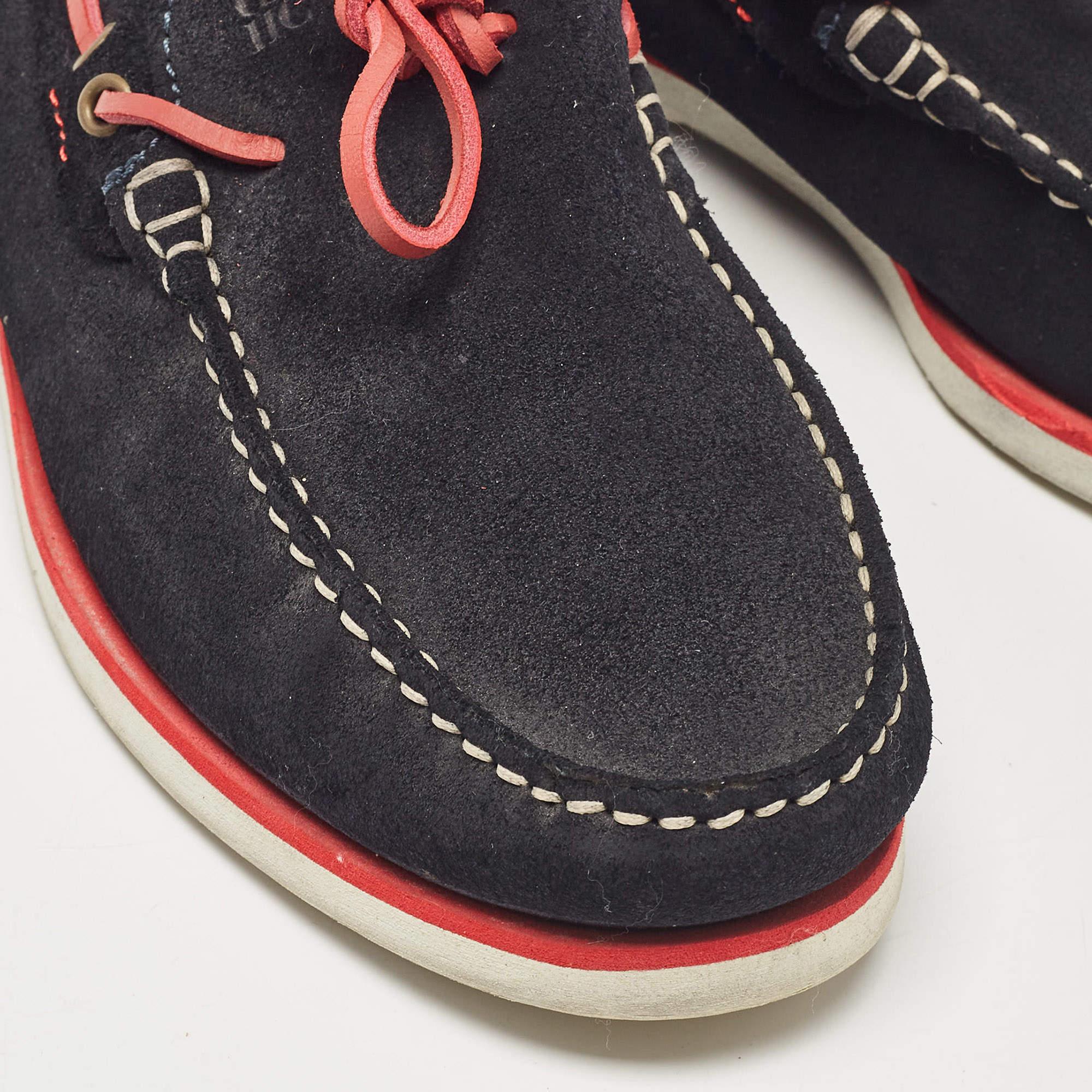 CH Carolina Herrera Chaussons en daim noirs  Mocassins taille 41 en vente 2