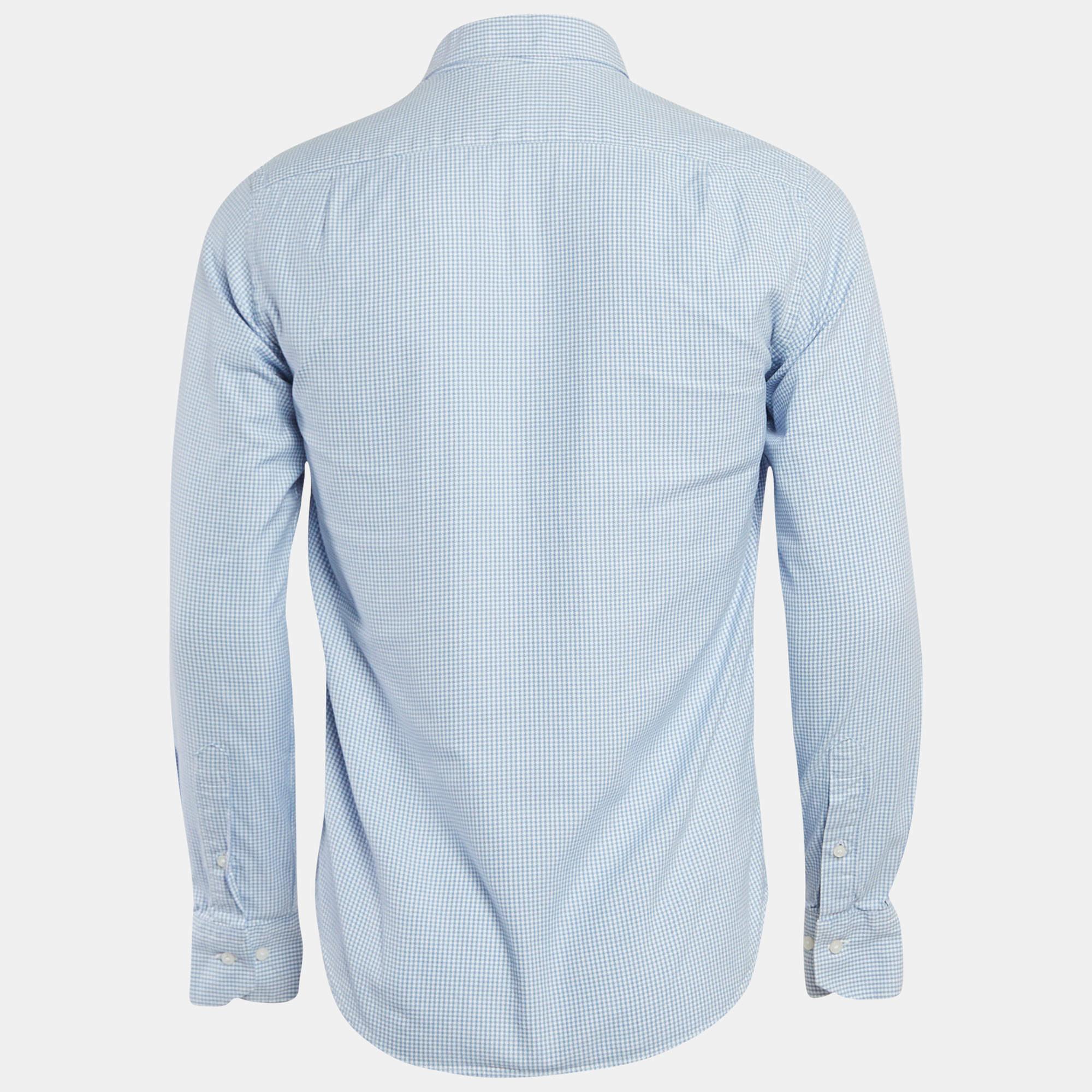 How fabulous does this designer shirt look It is made of fine materials and features a fitted silhouette. Pair it with pants and loafers for a cool ensemble.