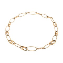 CH Carolina Herrera Gold Tone Chain Link Necklace