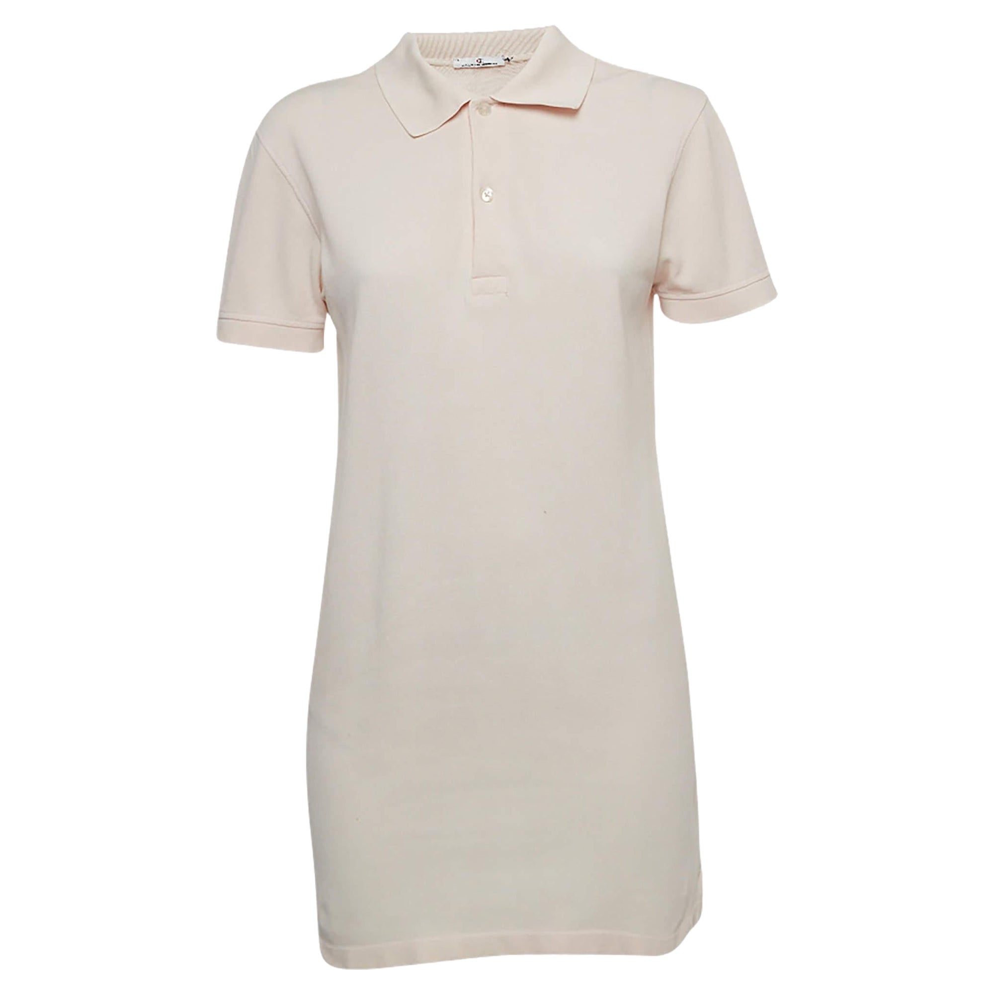 Carolina Herrera mini-robe polo rose clair CH