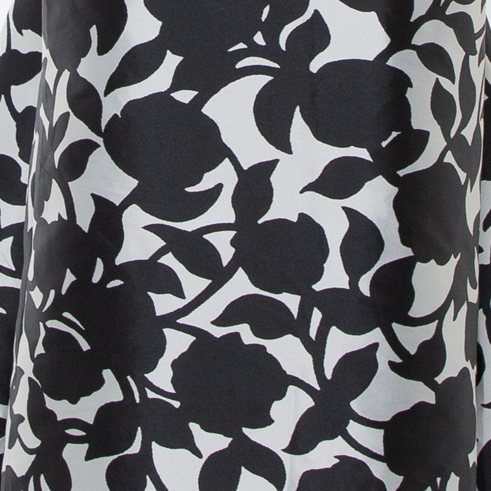 CH Carolina Herrera Monochrom bedrucktes ärmelloses Kleid mit Rundhalsausschnitt L 1