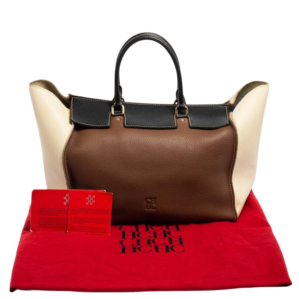 CH Carolina Herrera Multicolor Leather Vendome Tote 6