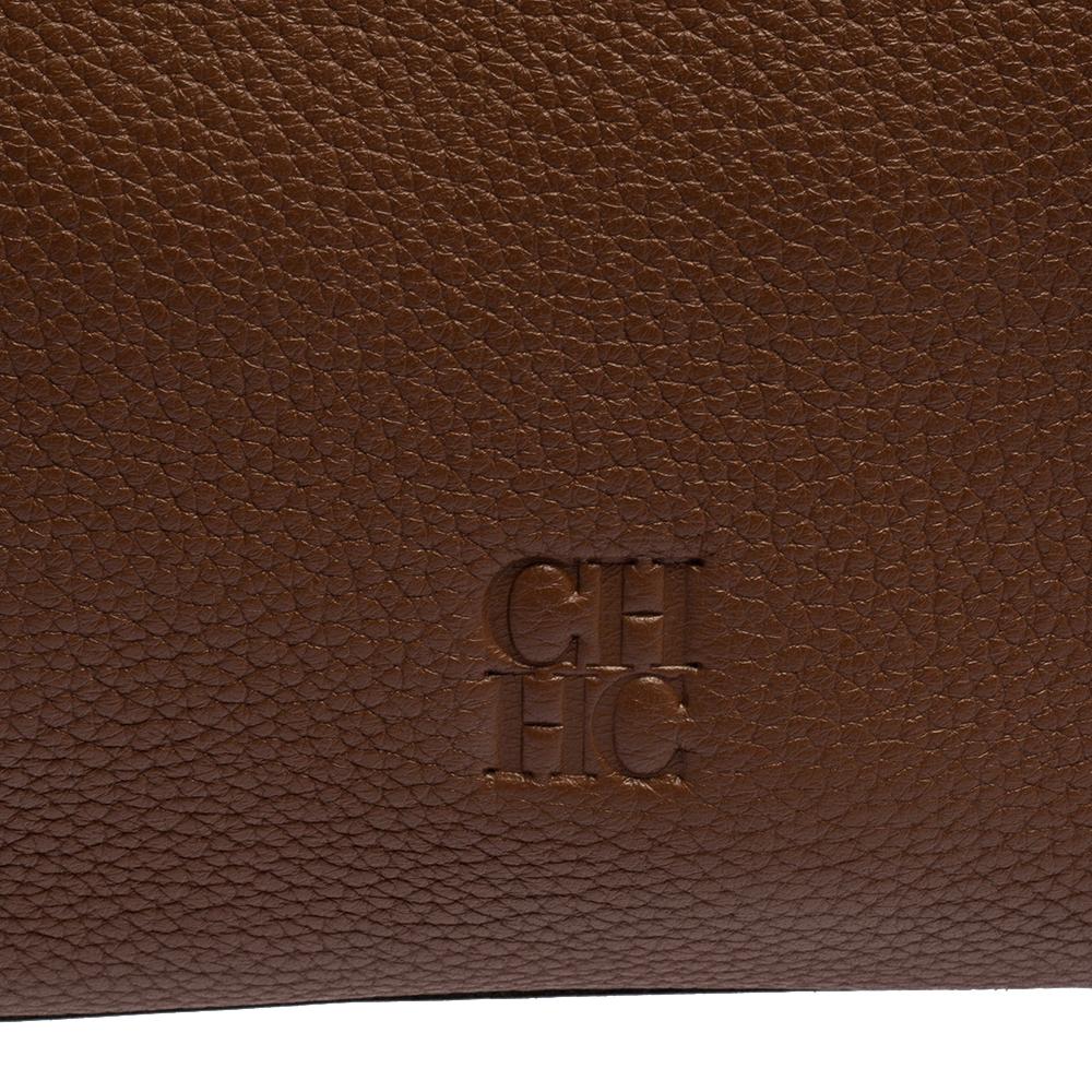 Black CH Carolina Herrera Multicolor Leather Vendome Tote