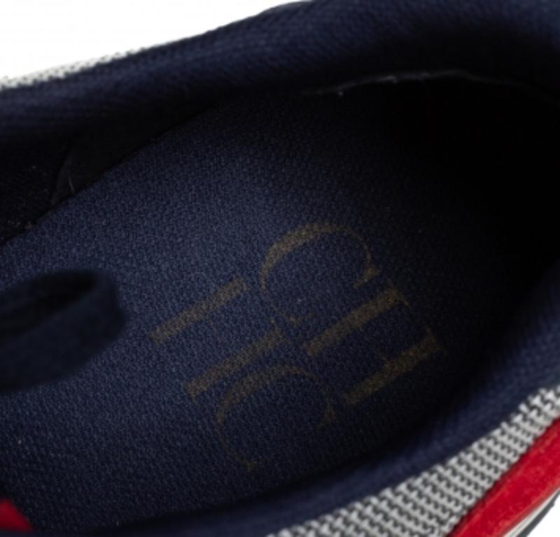 CH Carolina Herrera Multicolor Suede And Leather Low Top Sneakers Size 40 For Sale 1