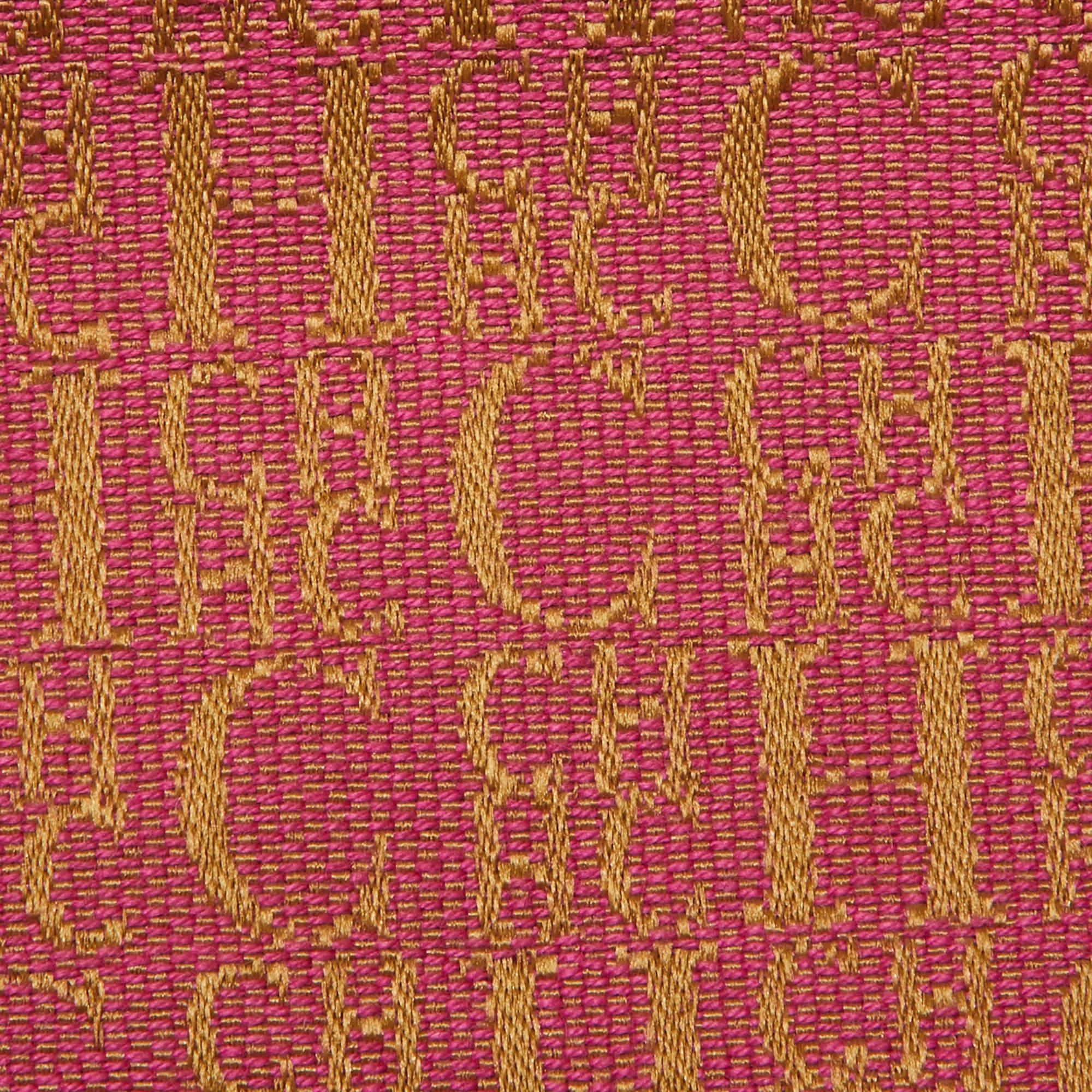CH Carolina Herrera Purple/Beige Monogram Leather Andy Shopper Tote For Sale 5