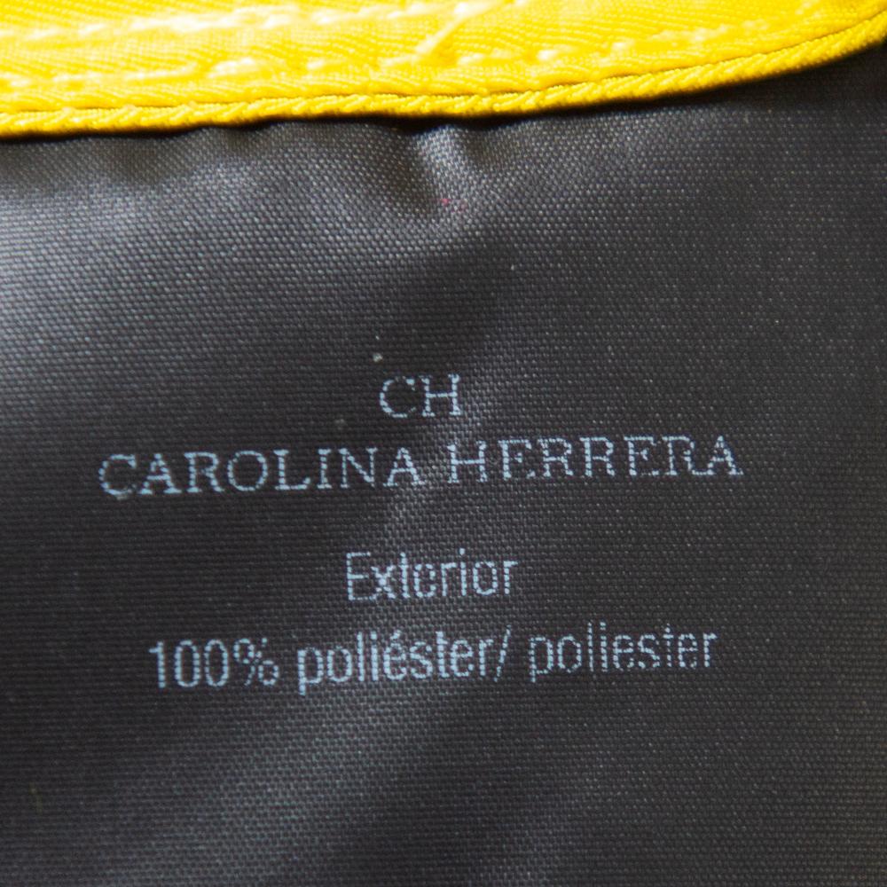 CH Carolina Herrera Gelb Plissiertes Maxi-Wickelkleid S 1