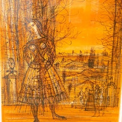 1965 “Ch. Sorlier” French Lithograph by Jean Carzou