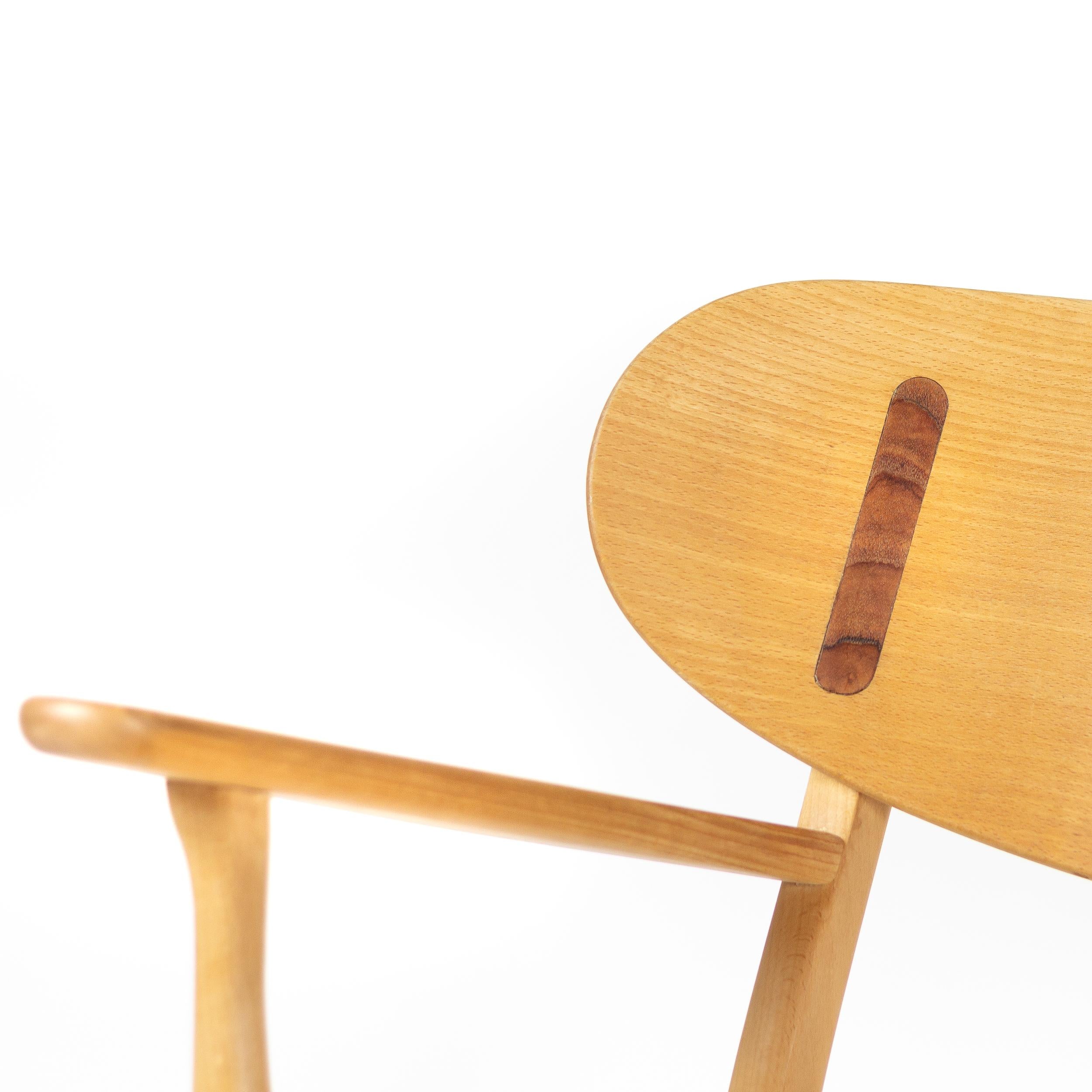 Mid-20th Century CH22 Lounge Chair by Hans Wegner for Carl Hansen, Denmark