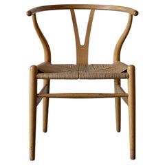 Sedia CH24 "Wishbone" di Hans J. Wegner per Carl Hansen & Søn, anni '60