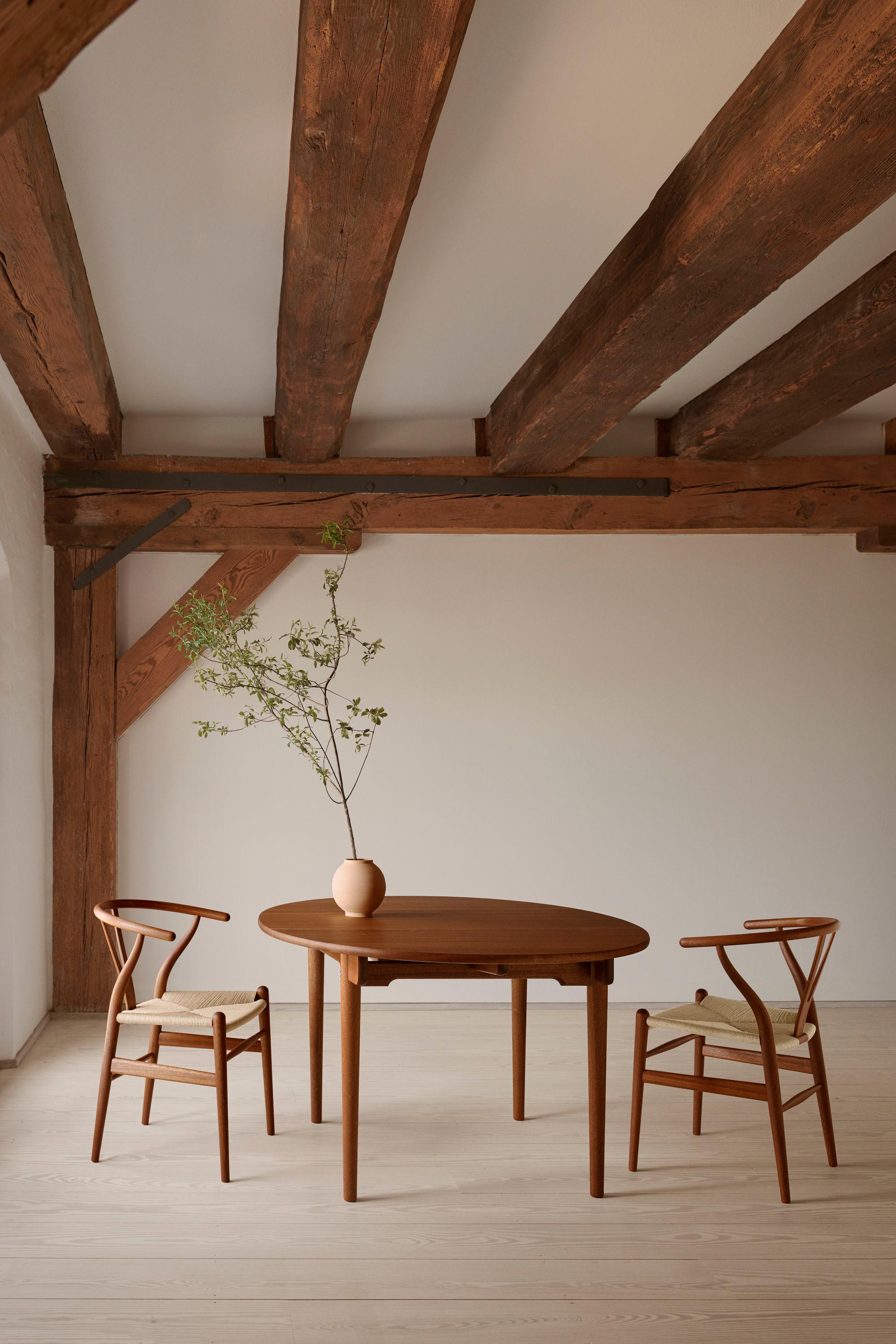 Contemporary CH24 Wishbone Chair, Classic Wood Finishes, by Hans J. Wegner