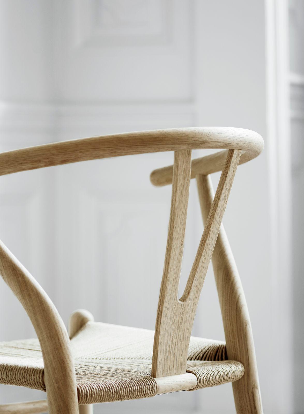 Mahogany CH24 Wishbone Chair, Classic Wood Finishes, by Hans J. Wegner
