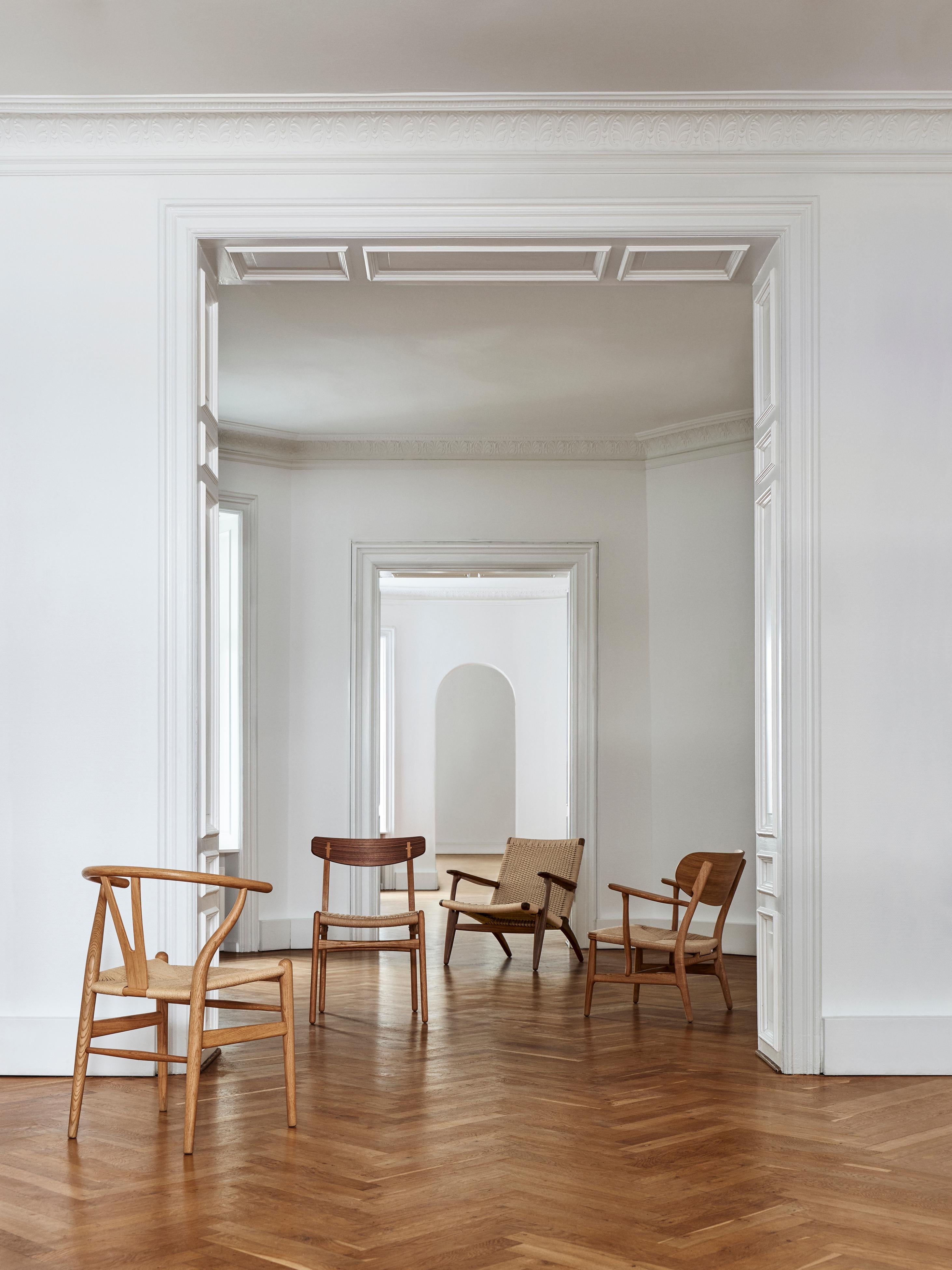 CH24 Wishbone-Stuhl in Holzausführung mit Sitz aus natürlichem Papierkordel von Hans Wegner 16