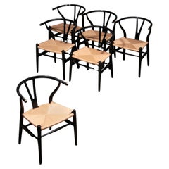 Wishbone Chairs by Hans J. Wegner model CH 24 from Carl Hansen, 1960
