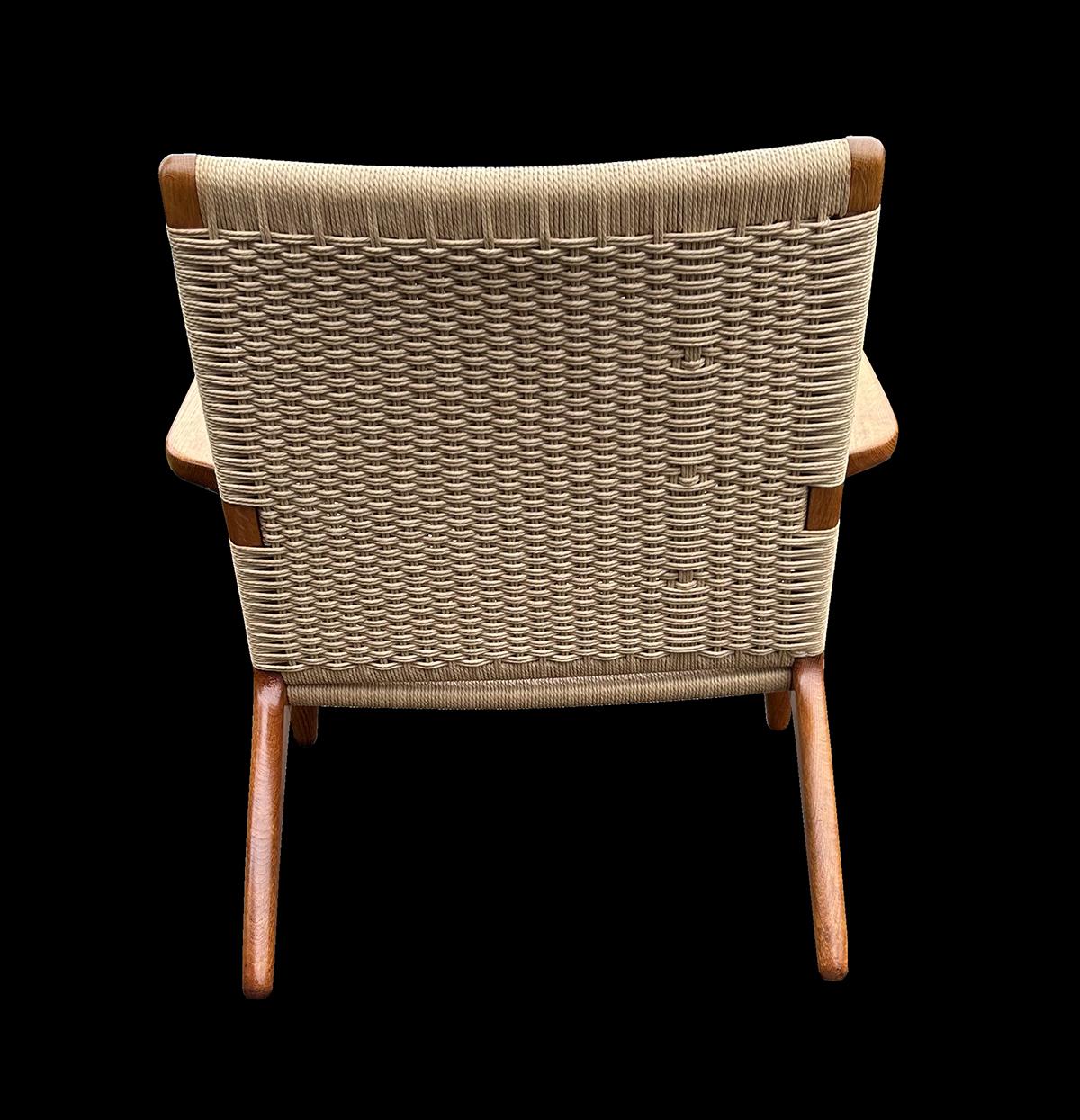 Silla CH25 de Hans J. Wegner para Carl Hansen & Søn en Bueno estado para la venta en Little Burstead, Essex