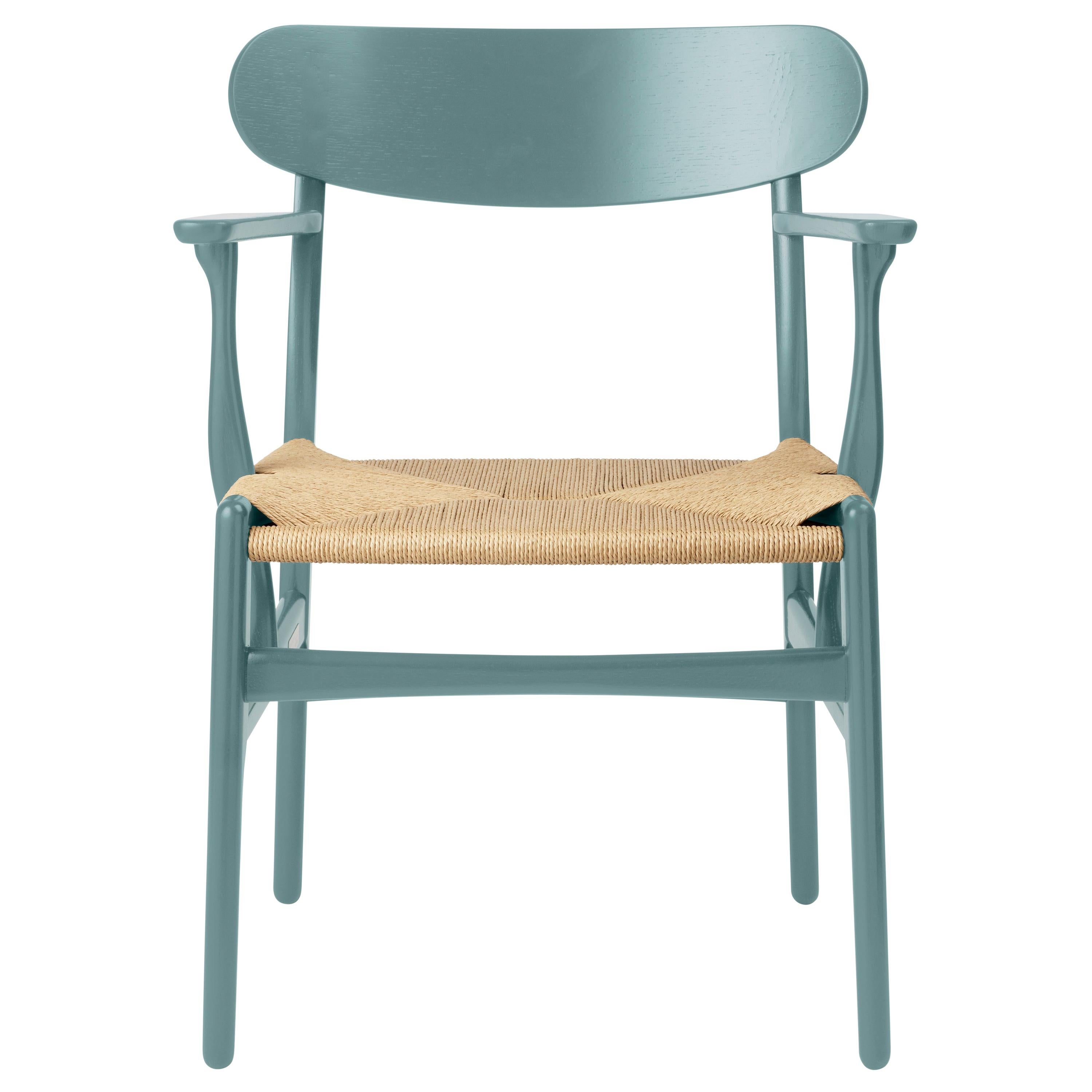 CH26 Dining Chair in Oak / Pewter by Hans J. Wegner & Ilse Crawford
