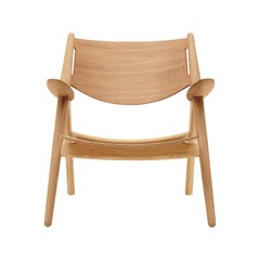 CH28T Lounge Chair in Wood Finish by Hans J. Wegner