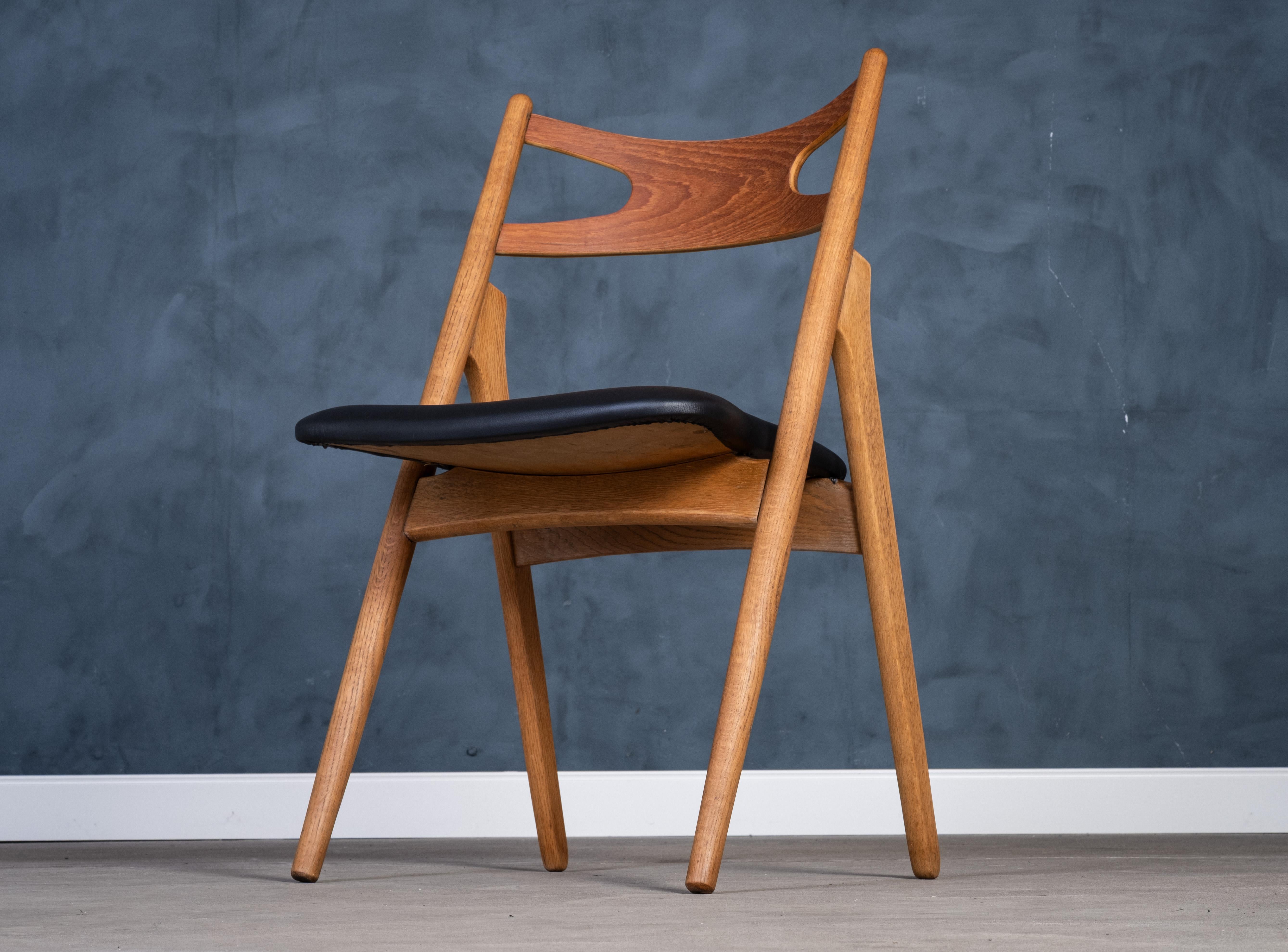 CH29 Sawbuck Chair von Hans J. Wegner für Carl Hansen & Søn, 1960er Jahre (Dänisch) im Angebot