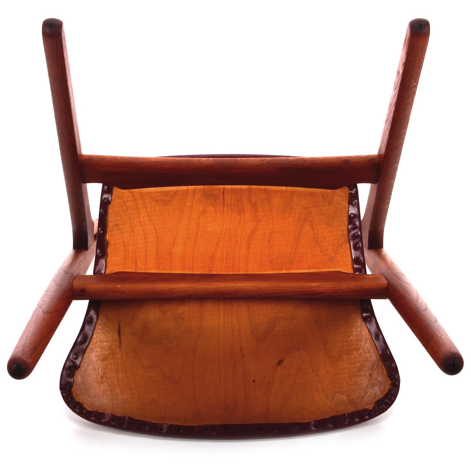 Mid-20th Century CH29 Sawbuck Chair by Wegner, Carl Hansen & Son 1952, Rare Vintage Oak Edition