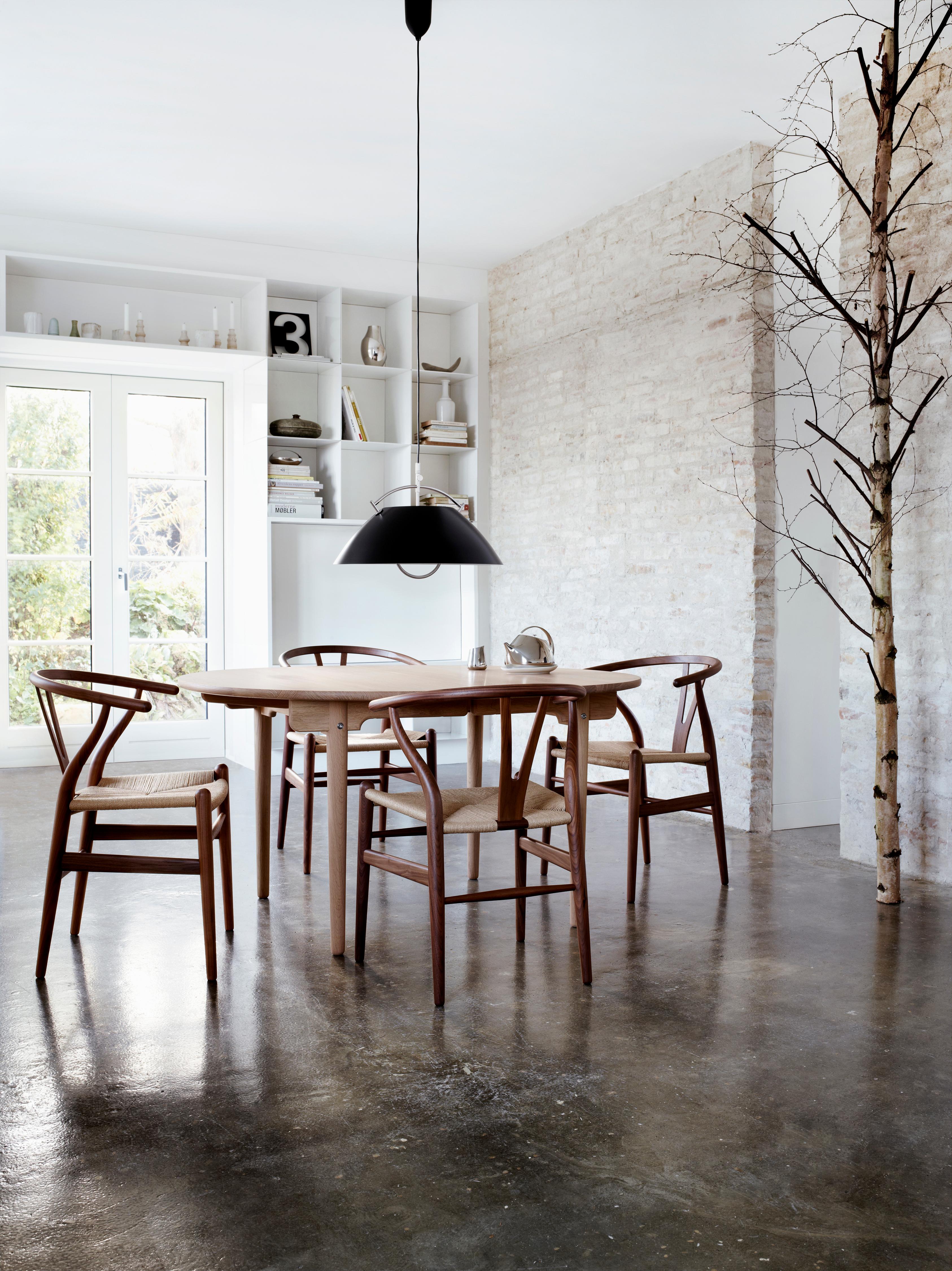 CH337 Dining Table in Wood Finish by Hans J. Wegner 1