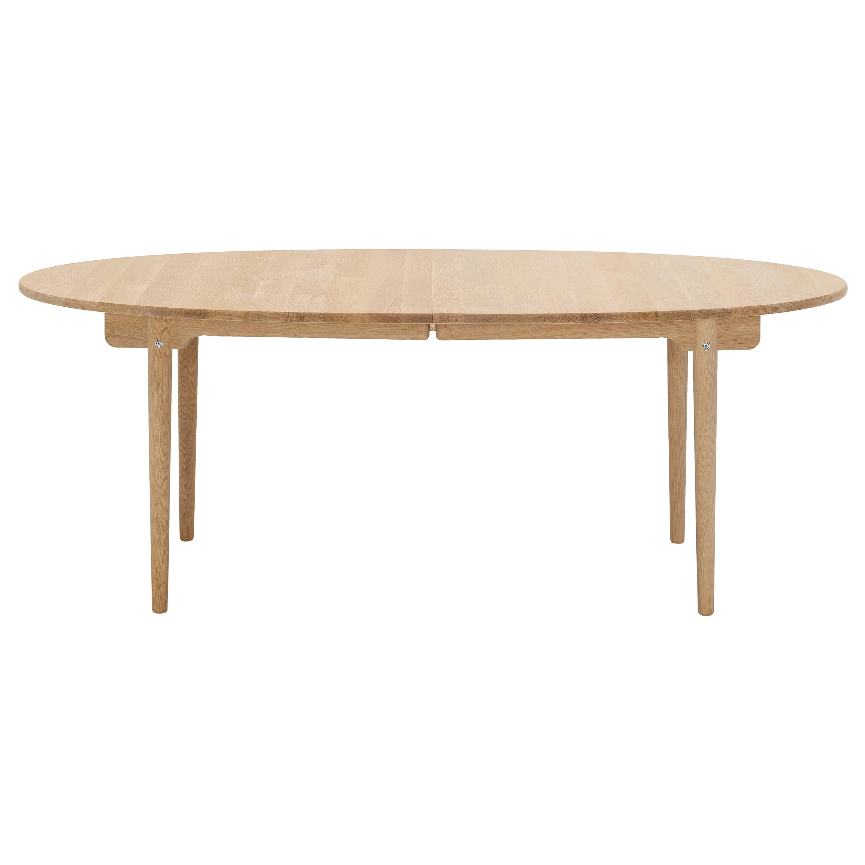 Brown (Oak Oil) CH338 Dining Table in Wood Finish by Hans J. Wegner