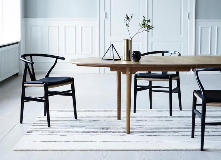 Contemporary CH339 Dining Table in Oak Oil by Hans J. Wegner For Sale
