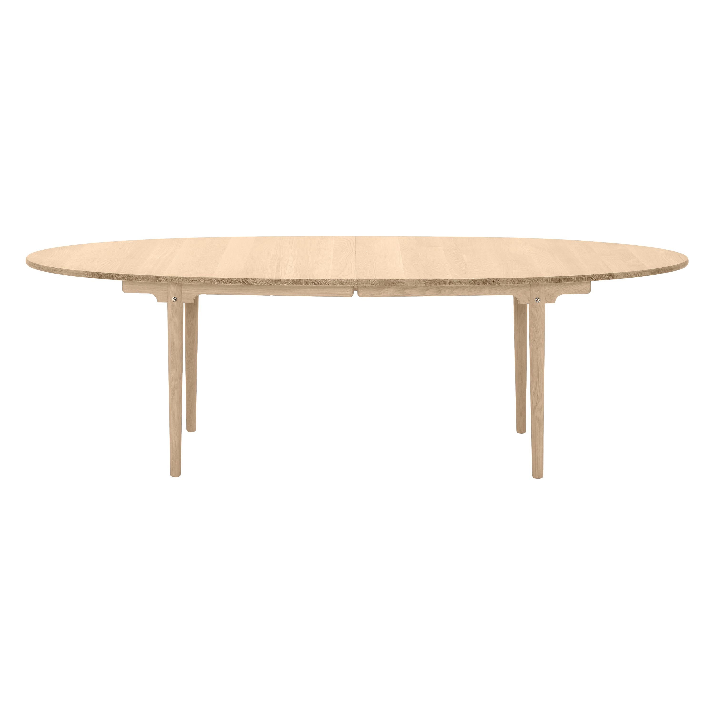 Brown (Oak Oil) CH339 Dining Table in Wood Finish by Hans J. Wegner