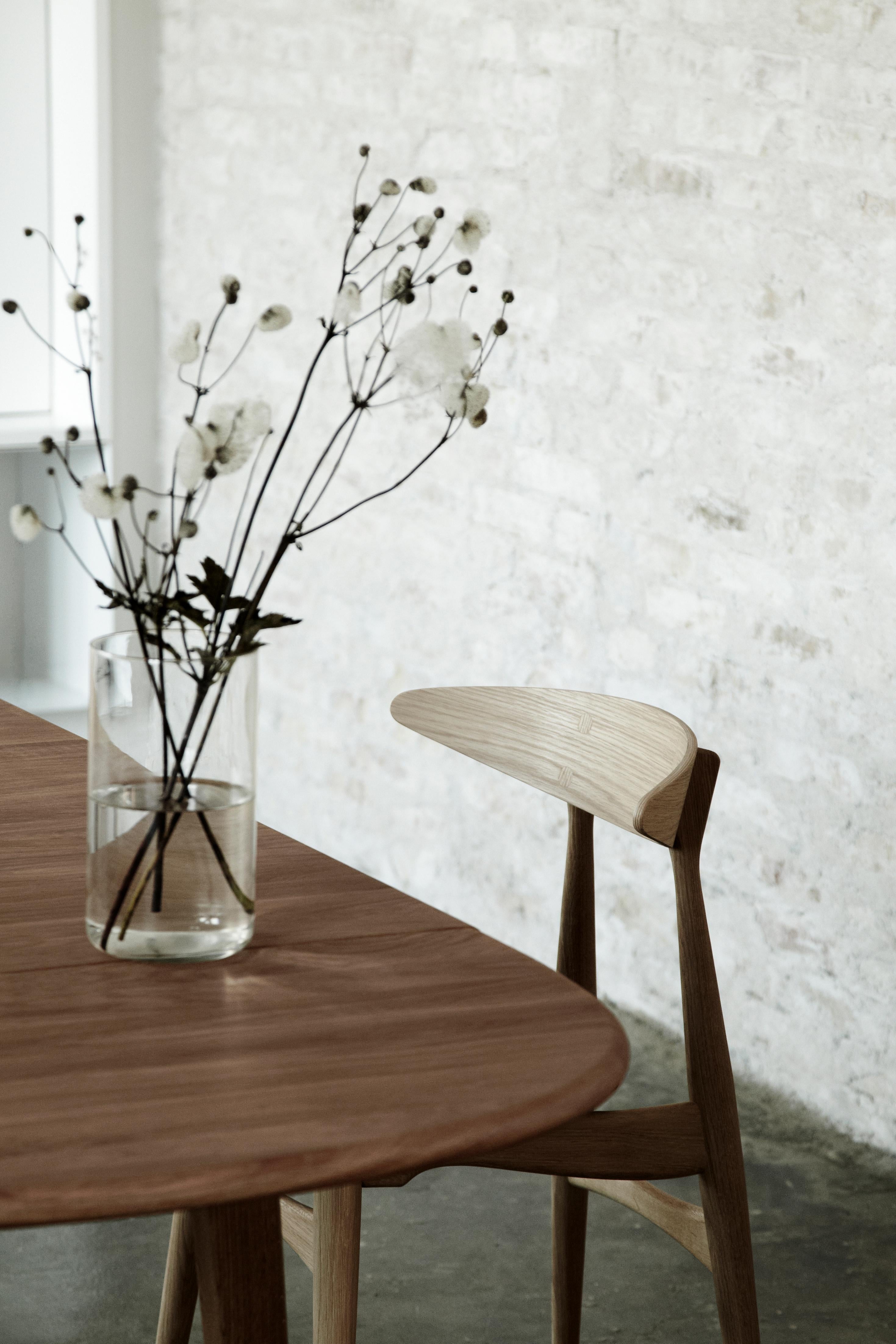 Modern CH33P Dining Chair in Oak Lacquer by Hans J. Wegner