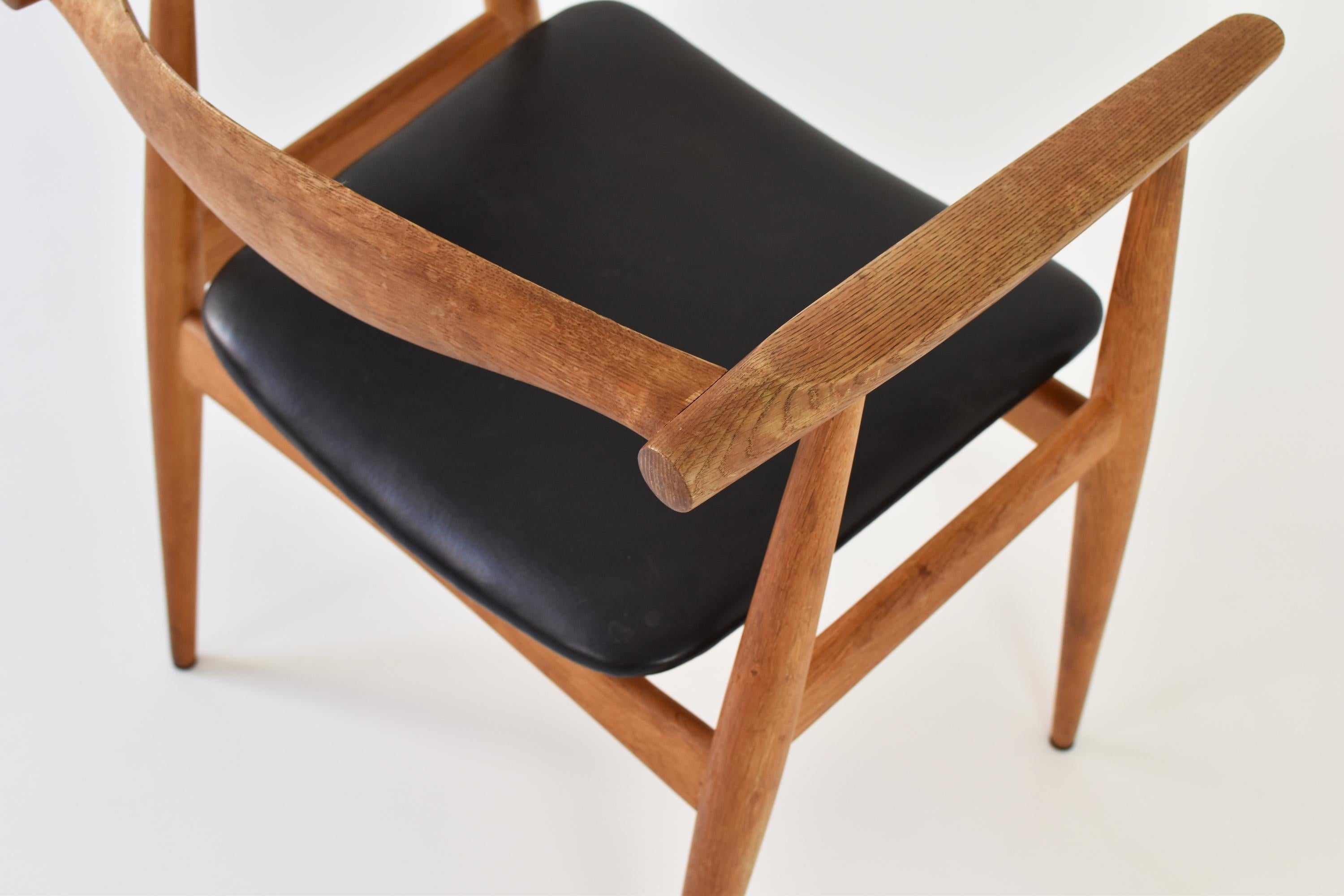 CH35 Chairs Designed by Hans Wegner for Carl Hansen and Son, Denmark, 1950s 1