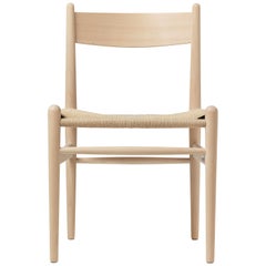 CH36 Esszimmerstuhl in Holzausführung mit Sitz aus natürlichem Papierkordel von Hans J. Wegner