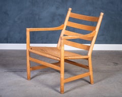 CH44 Lounge Chair in Beech by Hans J. Wegner for Carl Hansen & Søn, 1960s
