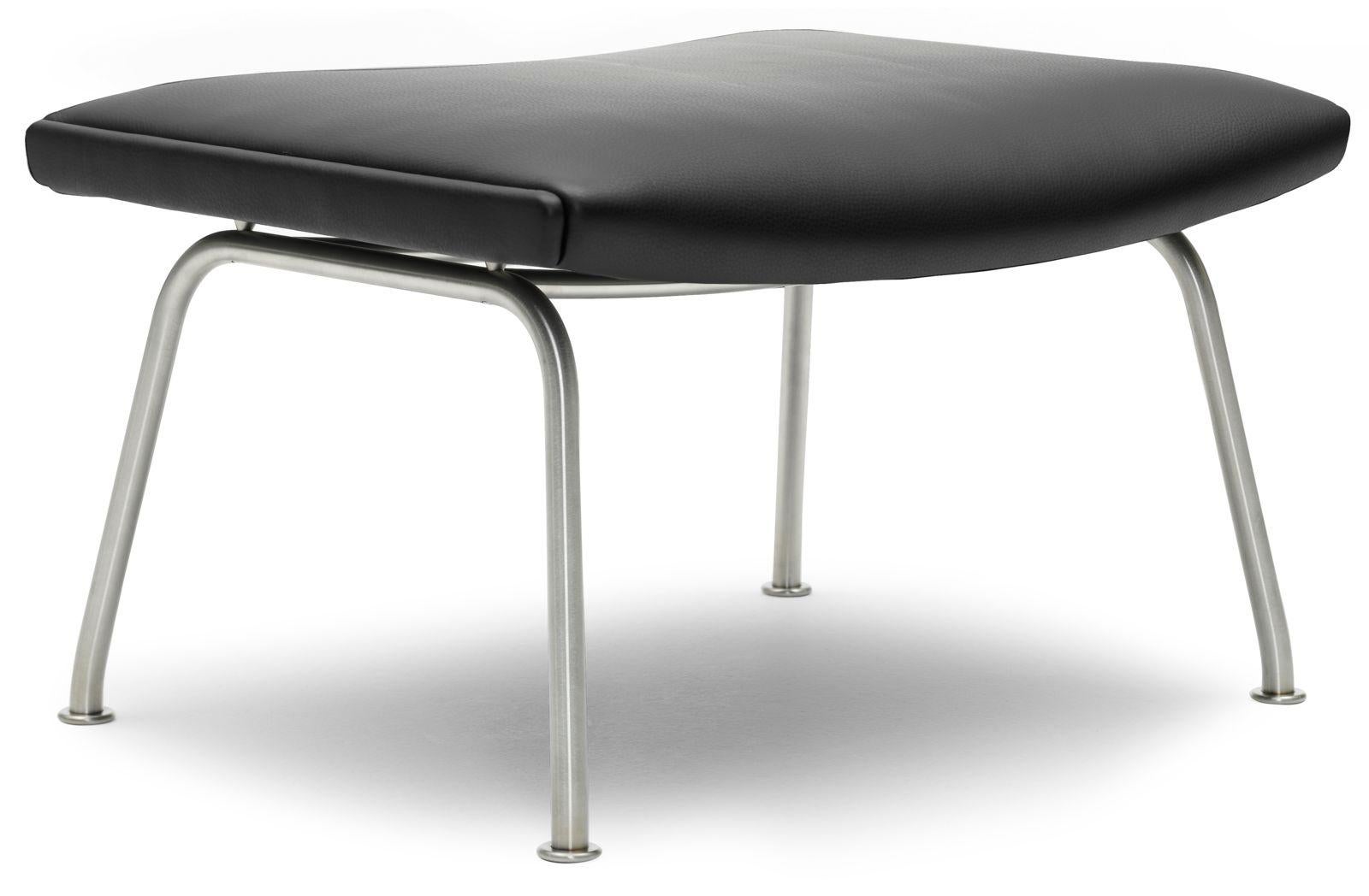 -Available in graded-in fabrics, leathers and COM/COL. 
-Fabric charts available upon request.
-Priced as fabric group 1.

The CH446 footstool was originally designed by Hans J. Wegner in 1958 for the CH401 chair. It has a light appearance, in spite