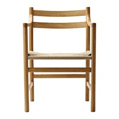 CH46 Dining Chair in Oak Oil with Natural Papercord Seat by Hans J. Wegner