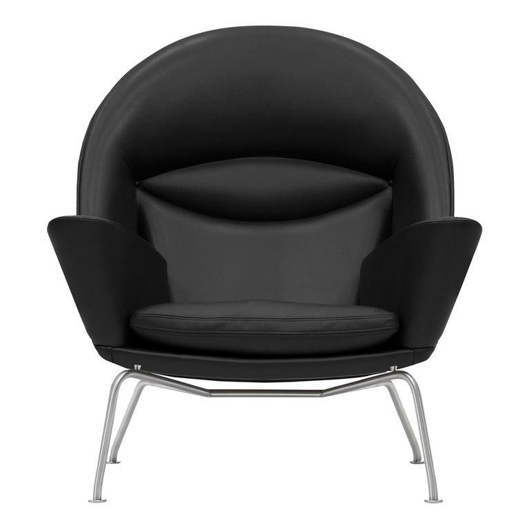 CH468 Oculus Chair in Thor 301 Leather Seat by Hans J. Wegner