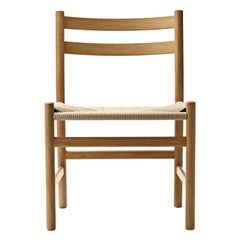 CH47 Dining Chair in Oak Oil with Natural Papercord Seat by Hans J. Wegner