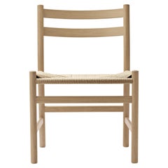 CH47 Dining Chair in Oak Soap with Natural Papercord Seat by Hans J. Wegner