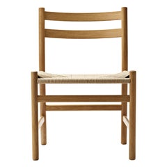CH47 Esszimmerstuhl in Holzausführung mit Sitz aus natürlichem Papierkordel von Hans J. Wegner