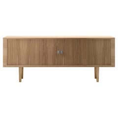 CH825 Credenza with Wood Base by Hans J. Wegner