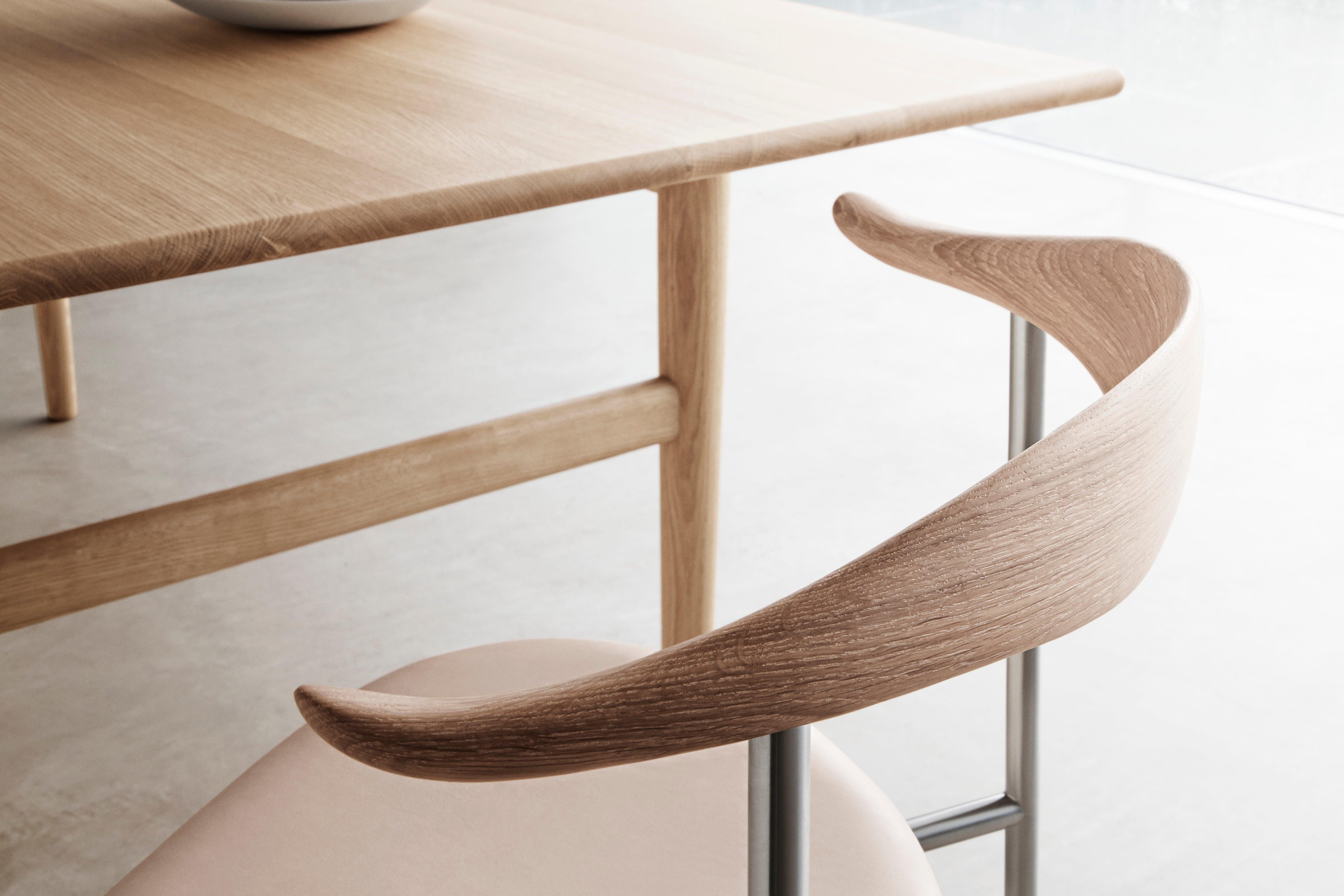 Danish CH88P Dining Chair in Oiled Oak with Thor 301 Leather by Hans J. Wegner
